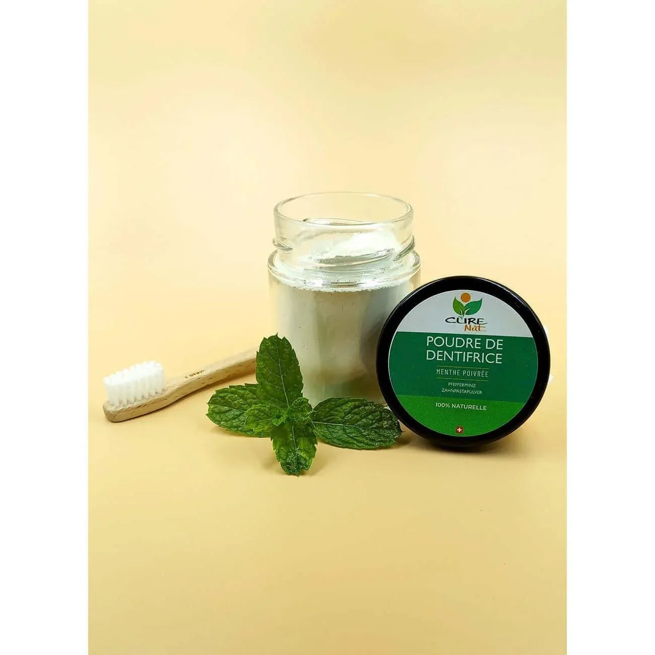 Poudre de Dentifrice à la Menthe Poivrée - Nutrifeel