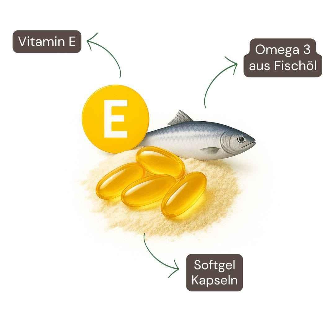 Omega 3 Softgel Kapseln - Nutrifeel