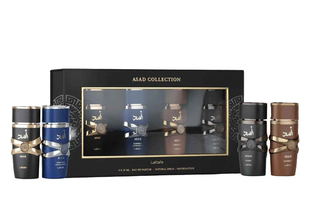 Lattafa Asad Collection — Coffret Eau de Parfum 4x25 ml