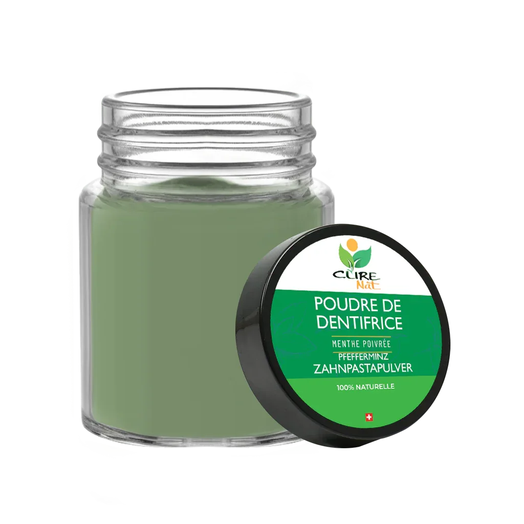 Poudre de Dentifrice à la Menthe Poivrée - Nutrifeel