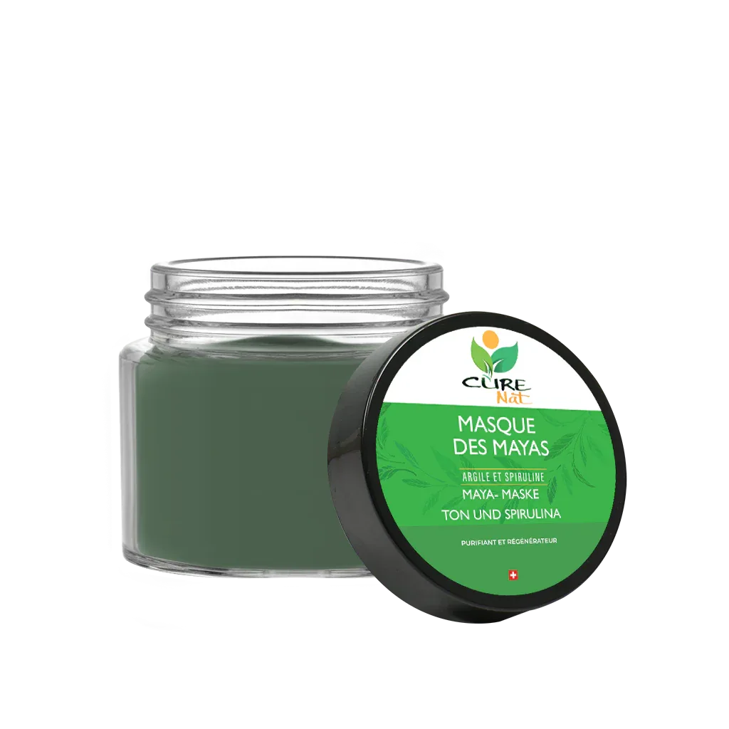 Masque Visage des Mayas Argile et Spiruline - Masque anti-imperfections - Nutrifeel