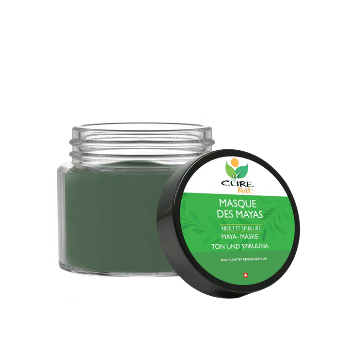 Masque Visage des Mayas Argile et Spiruline - Masque anti-imperfections - Nutrifeel