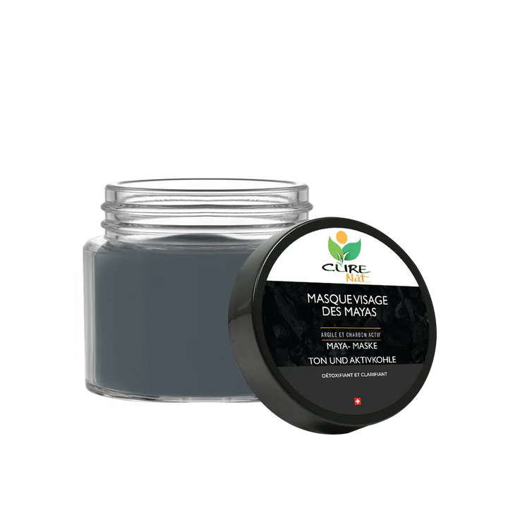 Masque Visage des Mayas au Charbon Actif - Masque Anti Points Noirs - Nutrifeel